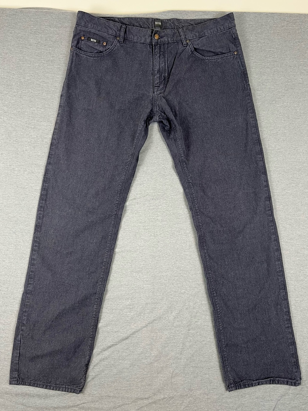 Boss Straight-Leg Jeans in Gray